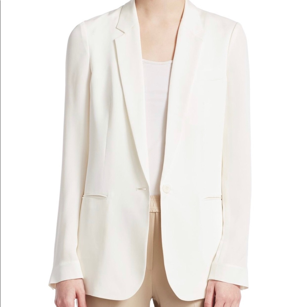 Theory Grinson silk blazer